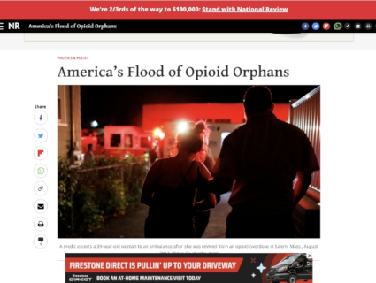 America's Flood of Opioid Orphans cover story photo