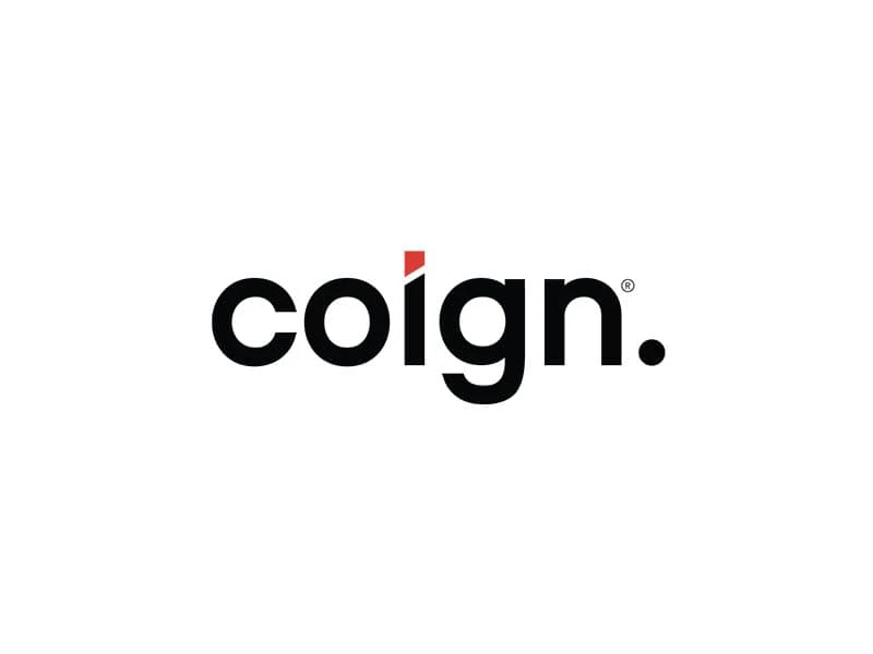 Coign logo, representing a partnership with the Center for the Rights of Abused Children, advocating for child safety and protection.