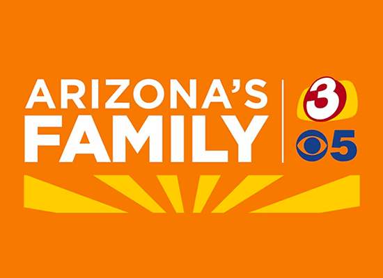 Arizona's Family logo featuring the text "Arizona's Family" and the channel numbers 3 and 5 on an orange background, relevant to Darcy Olsen's discussion on foster care reform.